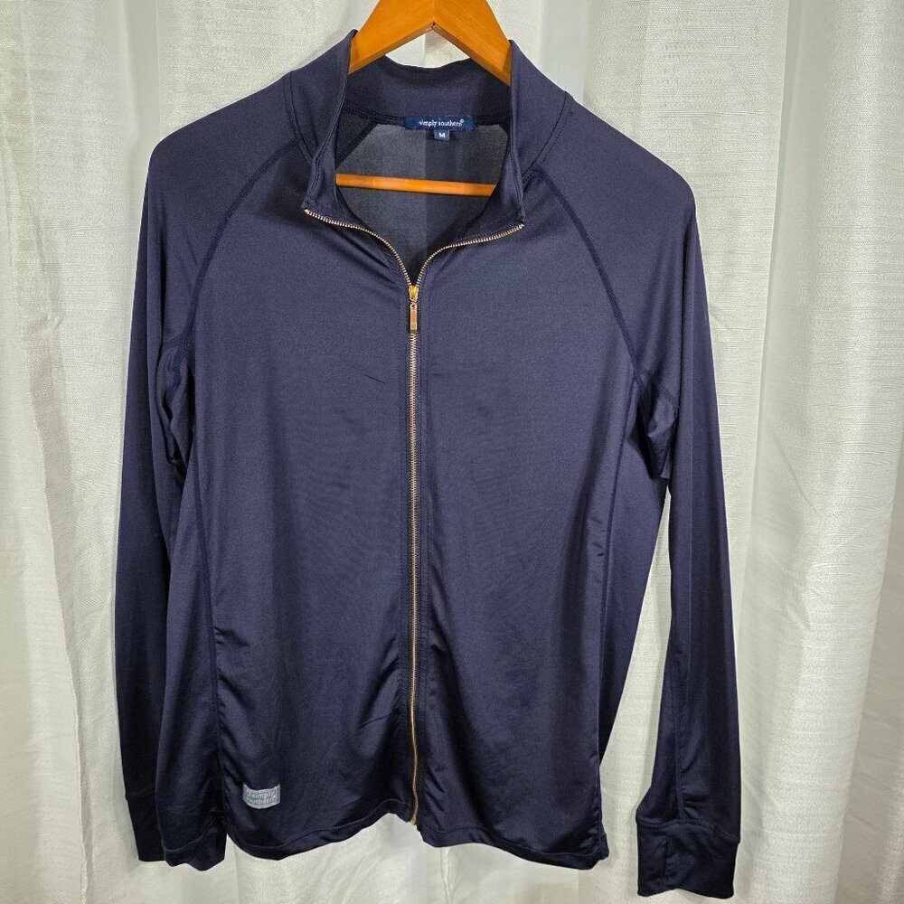 Simply Southern Woman's Lightweight Zippered Jacket With Thumb Holes Sz Medium